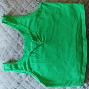 Green Wild Fable cropped top
